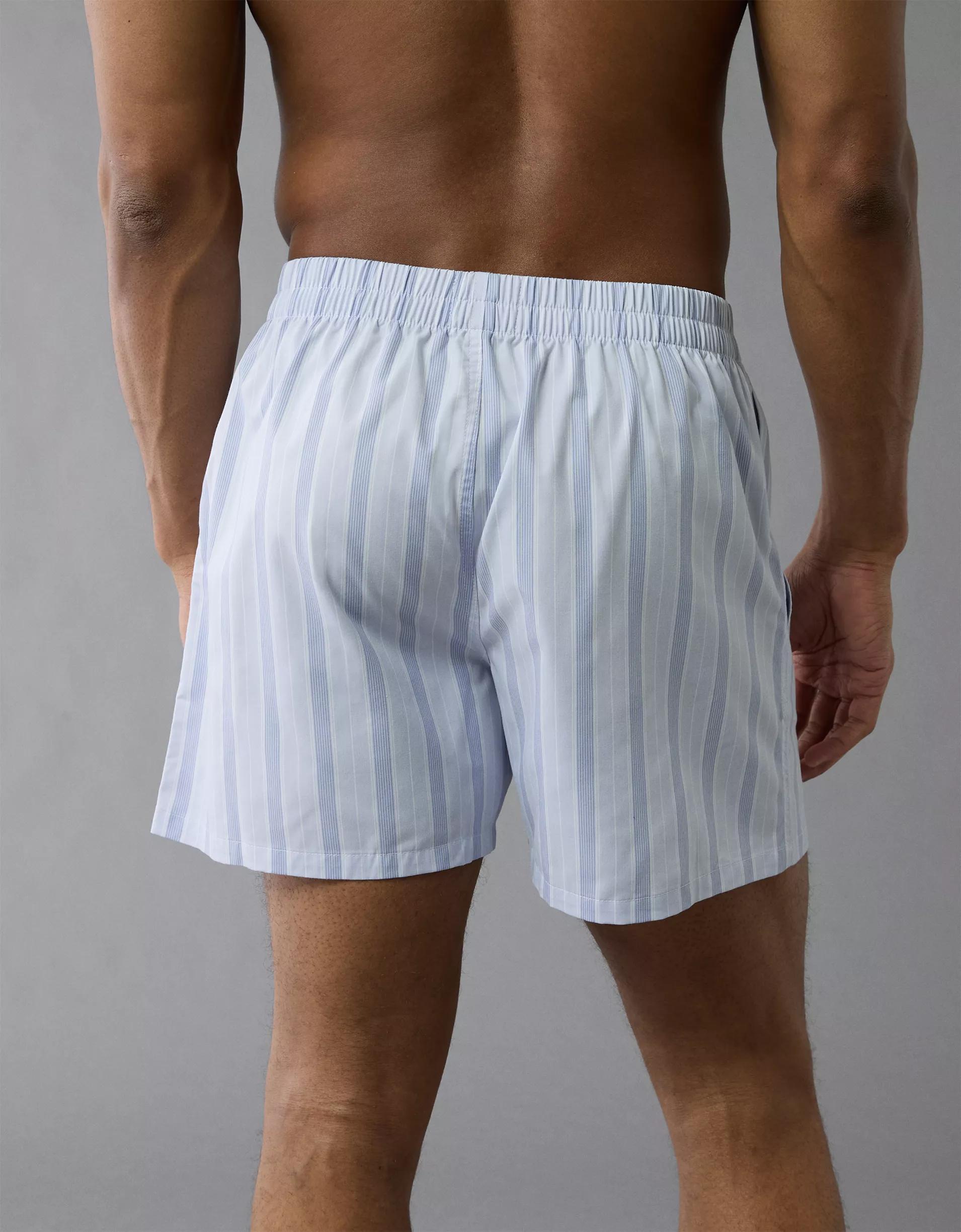 AEO Men's Striped Poplin Pocket Boxer Short Product Image