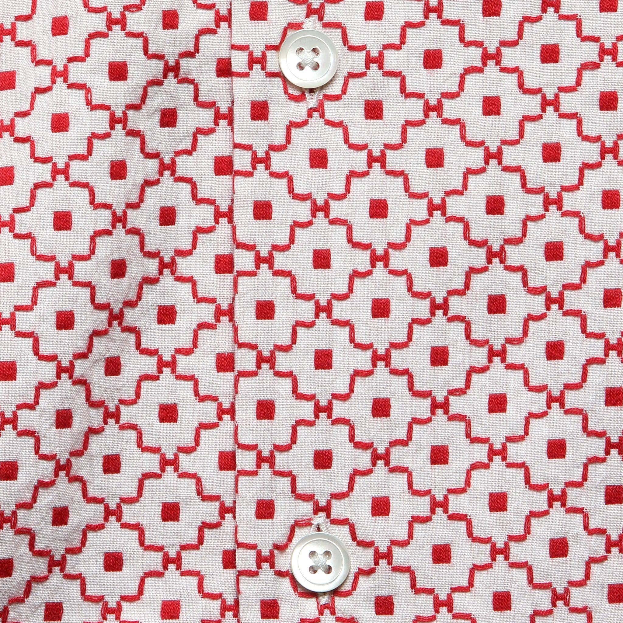 Tile Camp Shirt - Red Product Image