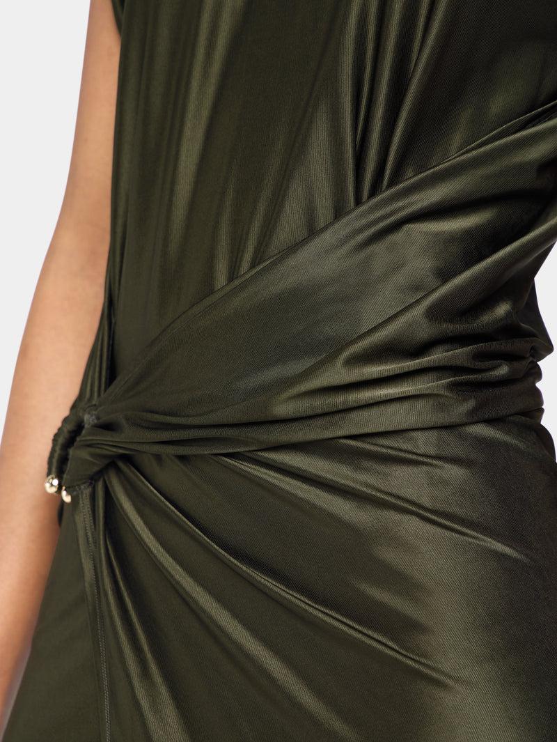 DRAPED LONG DRESS IN JERSEY Product Image
