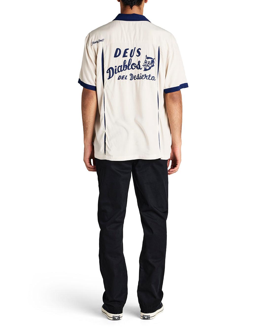 Diablo Bowling Shirt - Dirty White Product Image