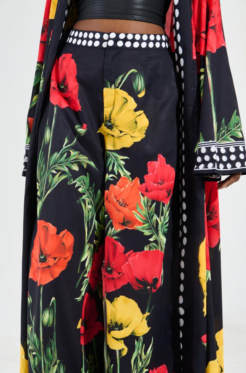 BELLADONNA SATIN PALAZZO PANTS Product Image