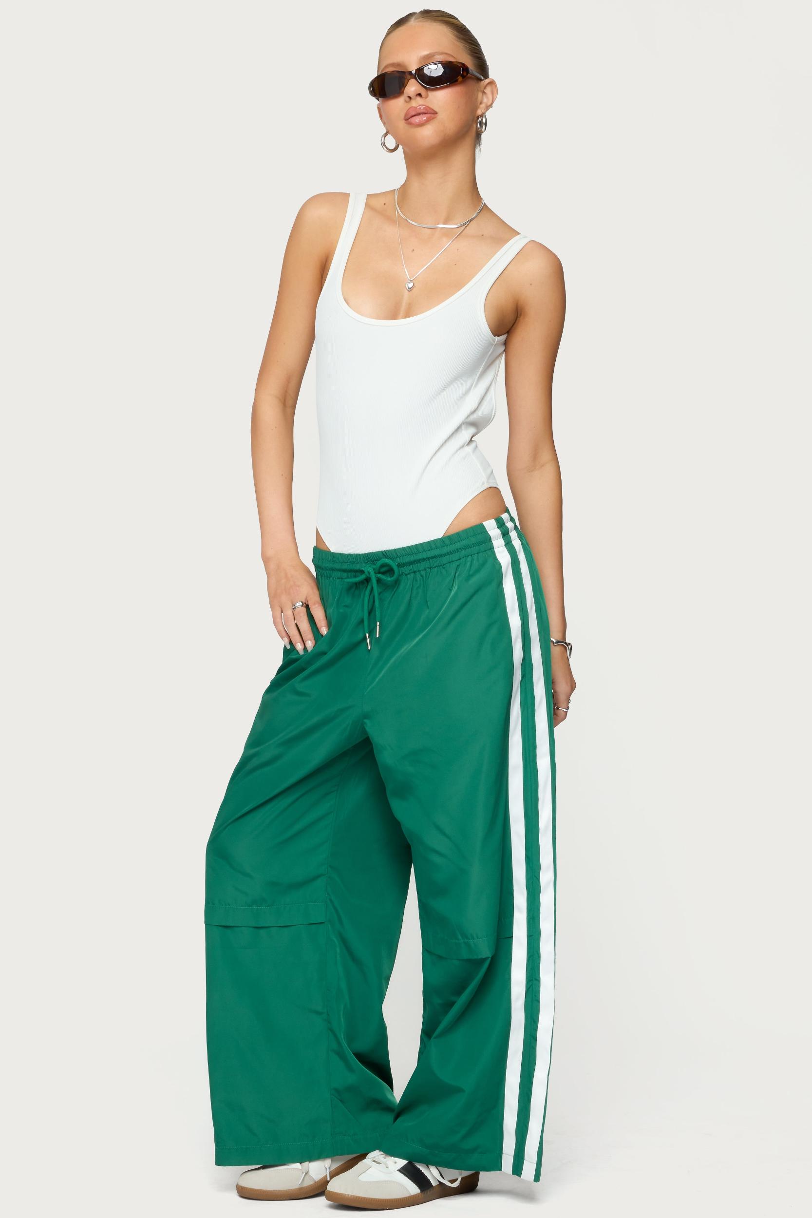 Petite Fauna Nylon Track Pants Product Image