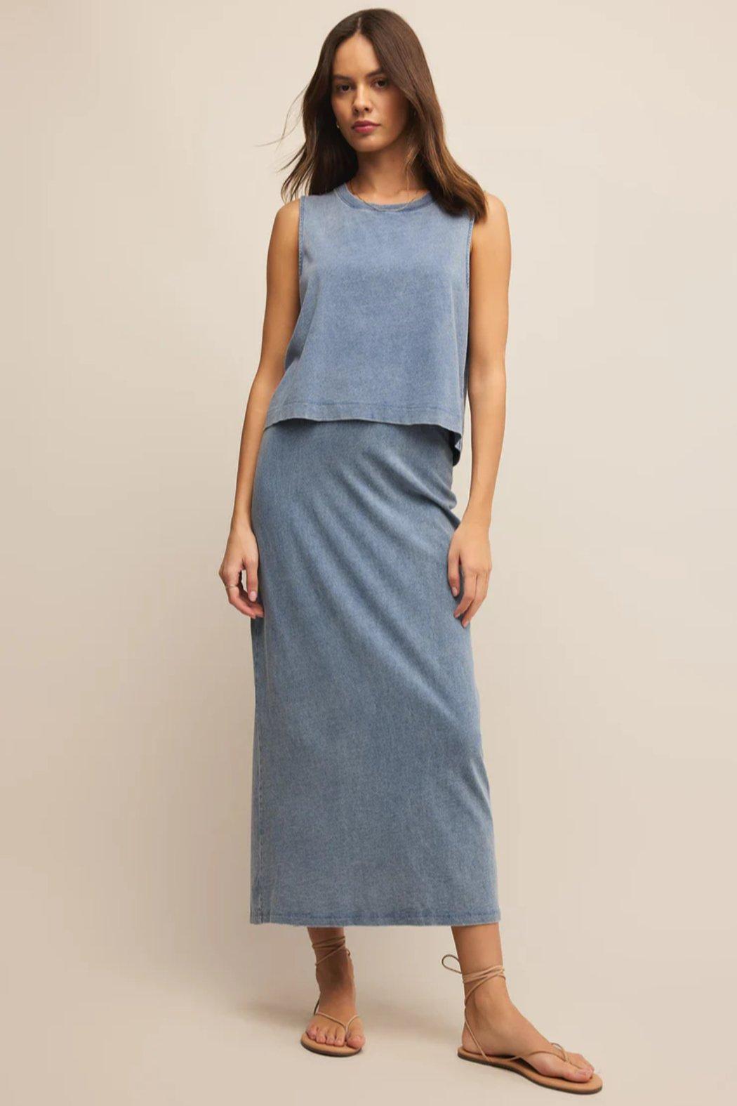 Sloane Jersey Denim Muscle Product Image