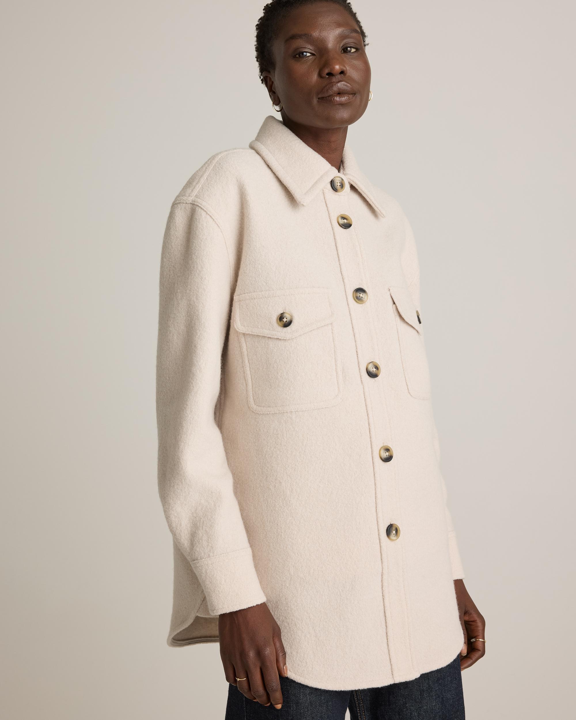 Quince | Women's 100% Merino Wool Shirt Jacket Product Image