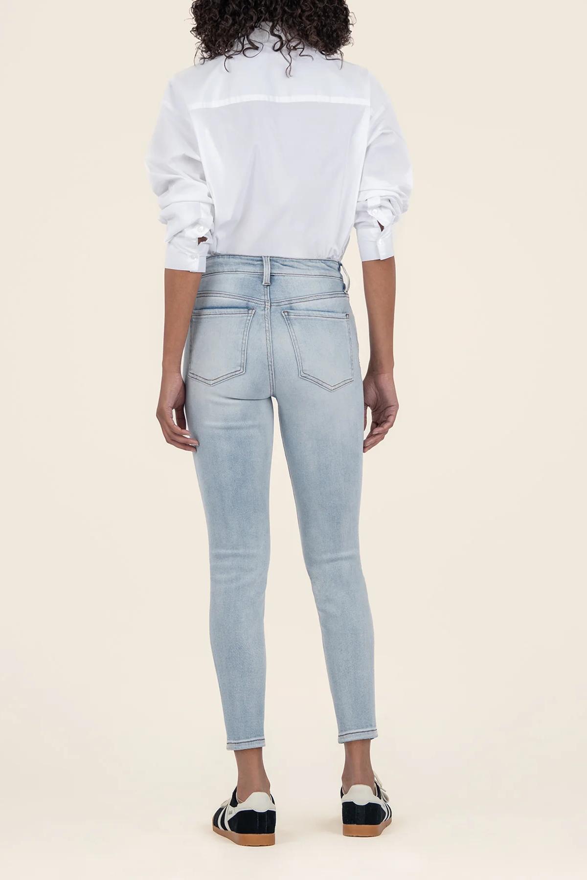 Catherine High Rise Crop Straight Leg- Conscious w/ Med Base Product Image