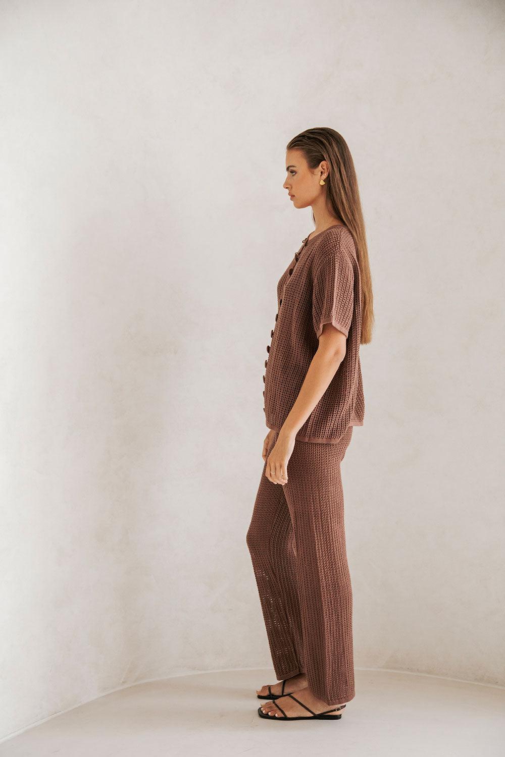 Zayna Pants - Chocolate Product Image