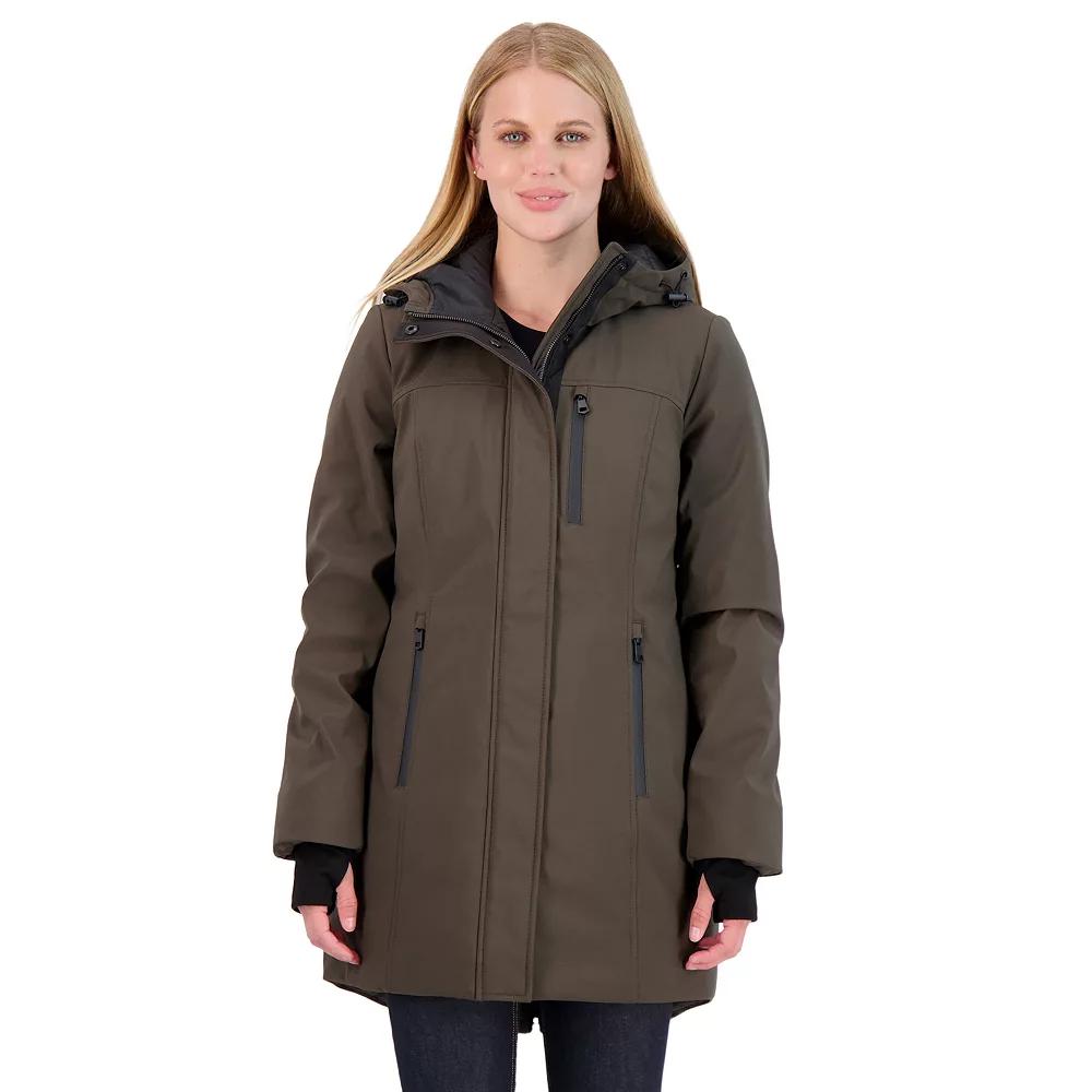 Women's Sebby Collection Hooded Heavyweight Jacket,  Product Image