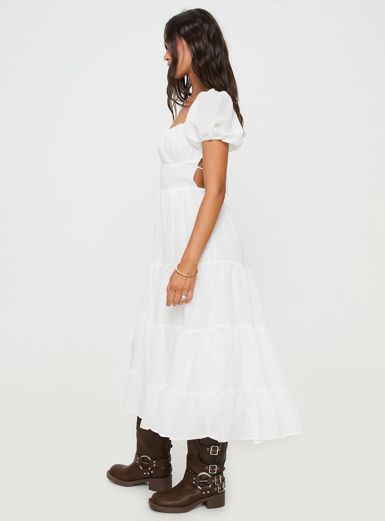 Danny Midi Dress White Product Image