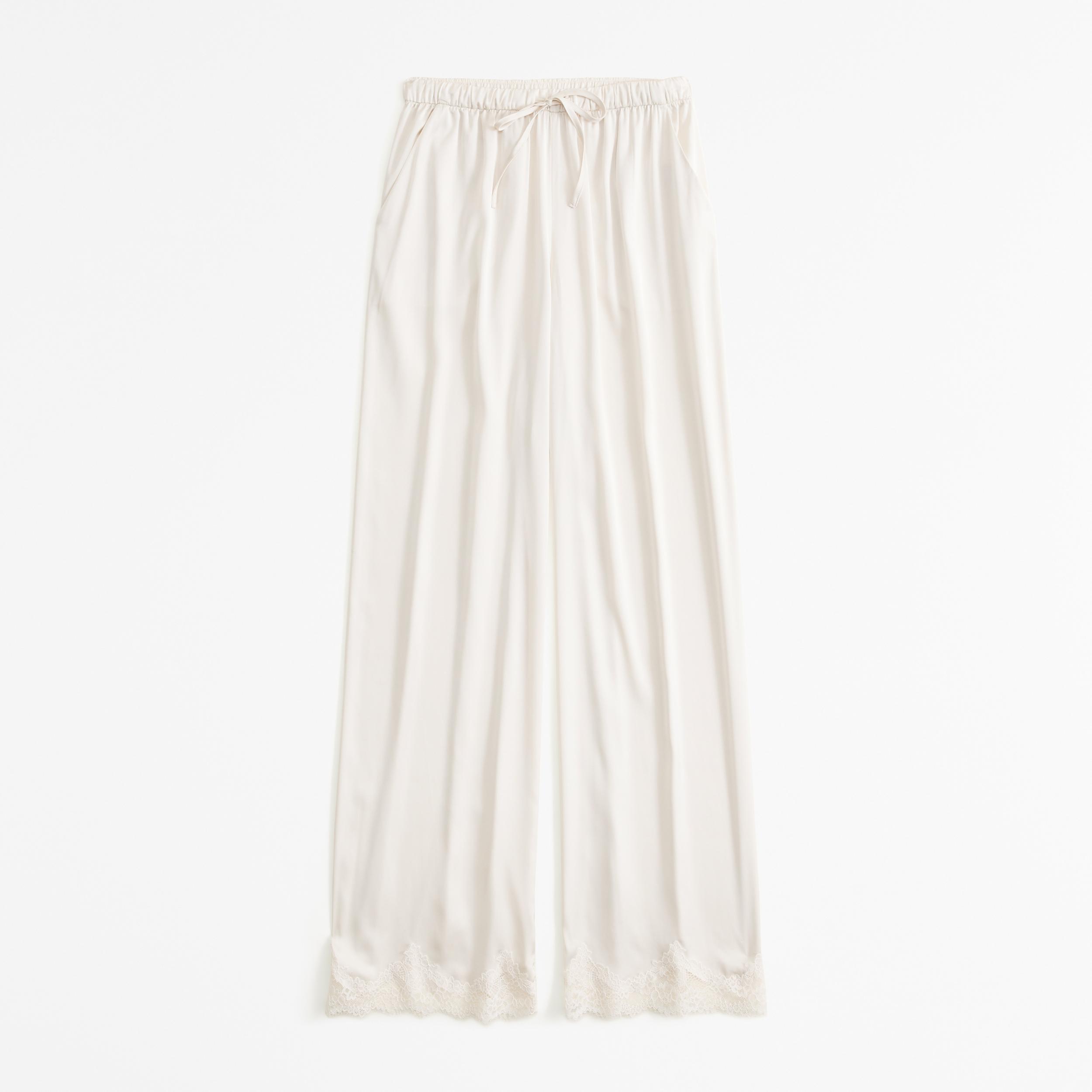 Lace and Satin Sleep Pant Product Image