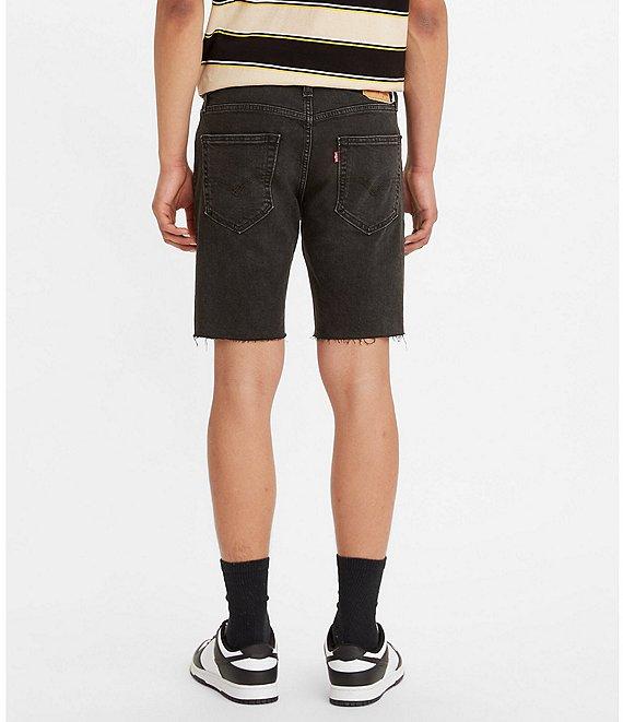 Levi's® 412 Slim Fit 9#double; Inseam Raw Hem Denim Shorts Product Image