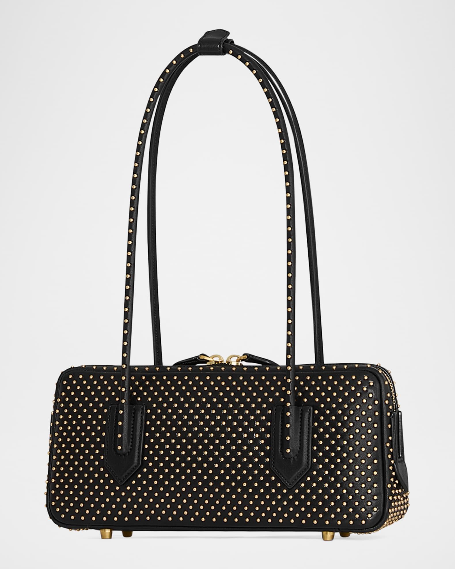 The Brief Studded Leather Shoulder Bag Product Image