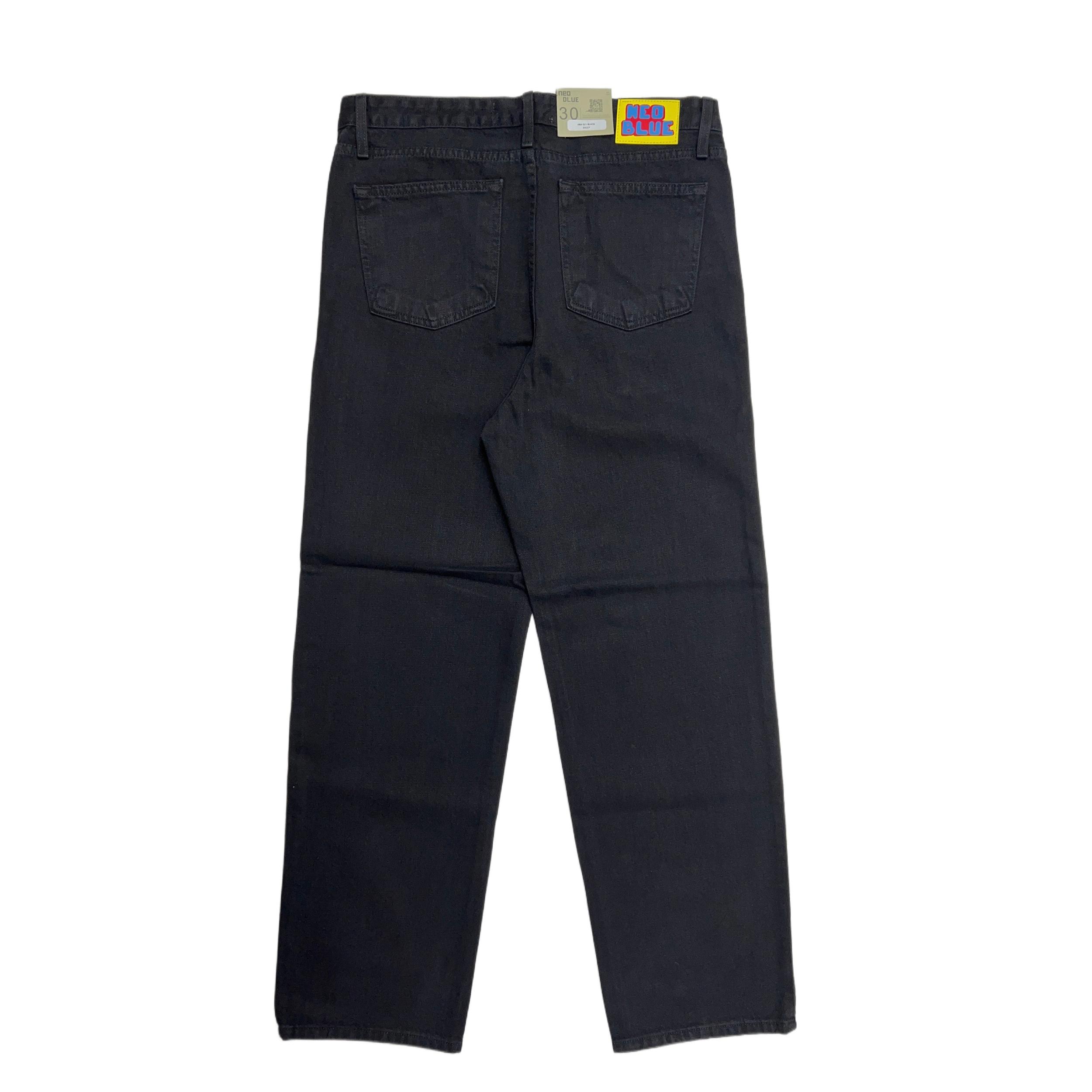 Neo Blue Baggy Pants Male Product Image