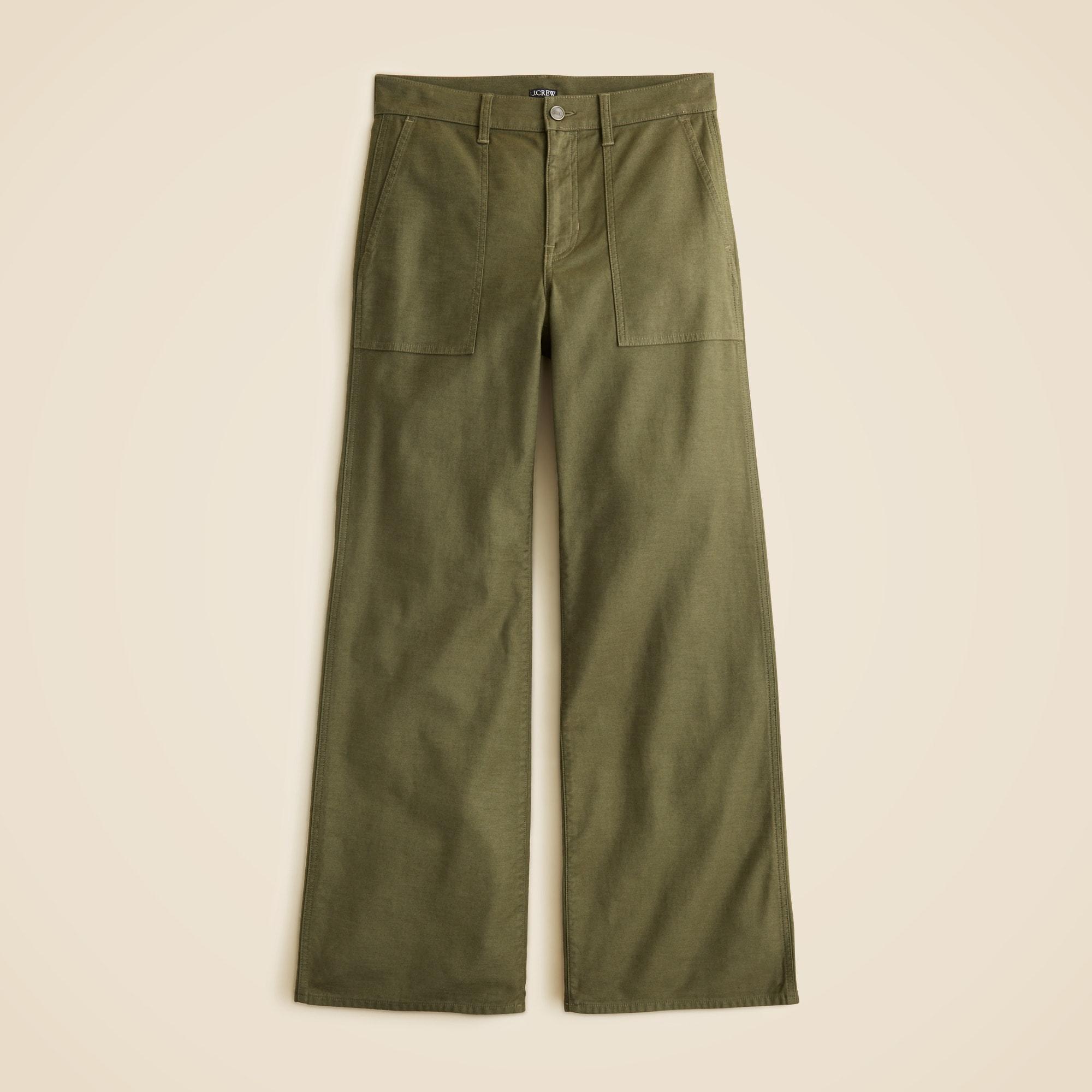 Camp-pocket wide-leg pant Product Image