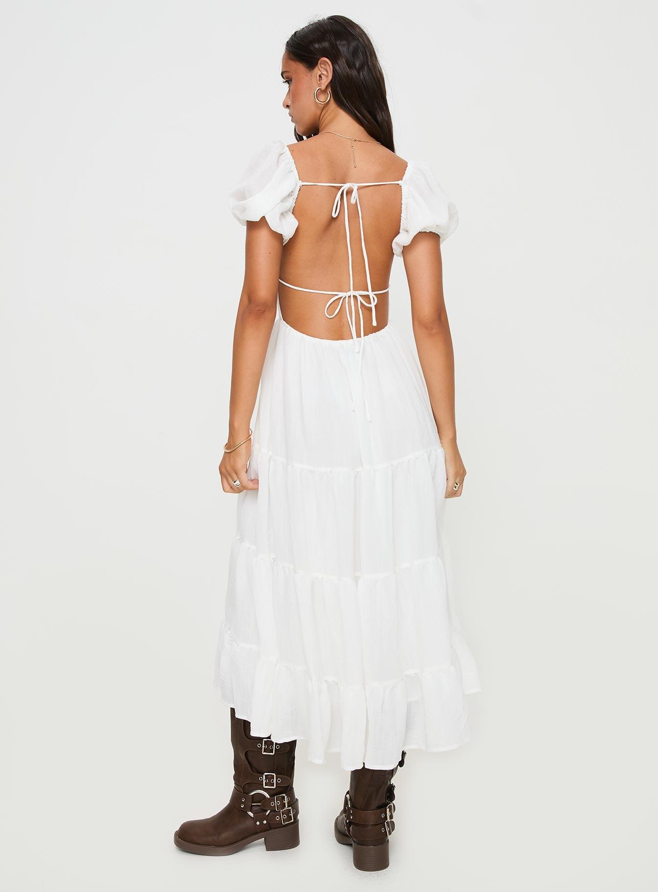 Danny Midi Dress White Product Image
