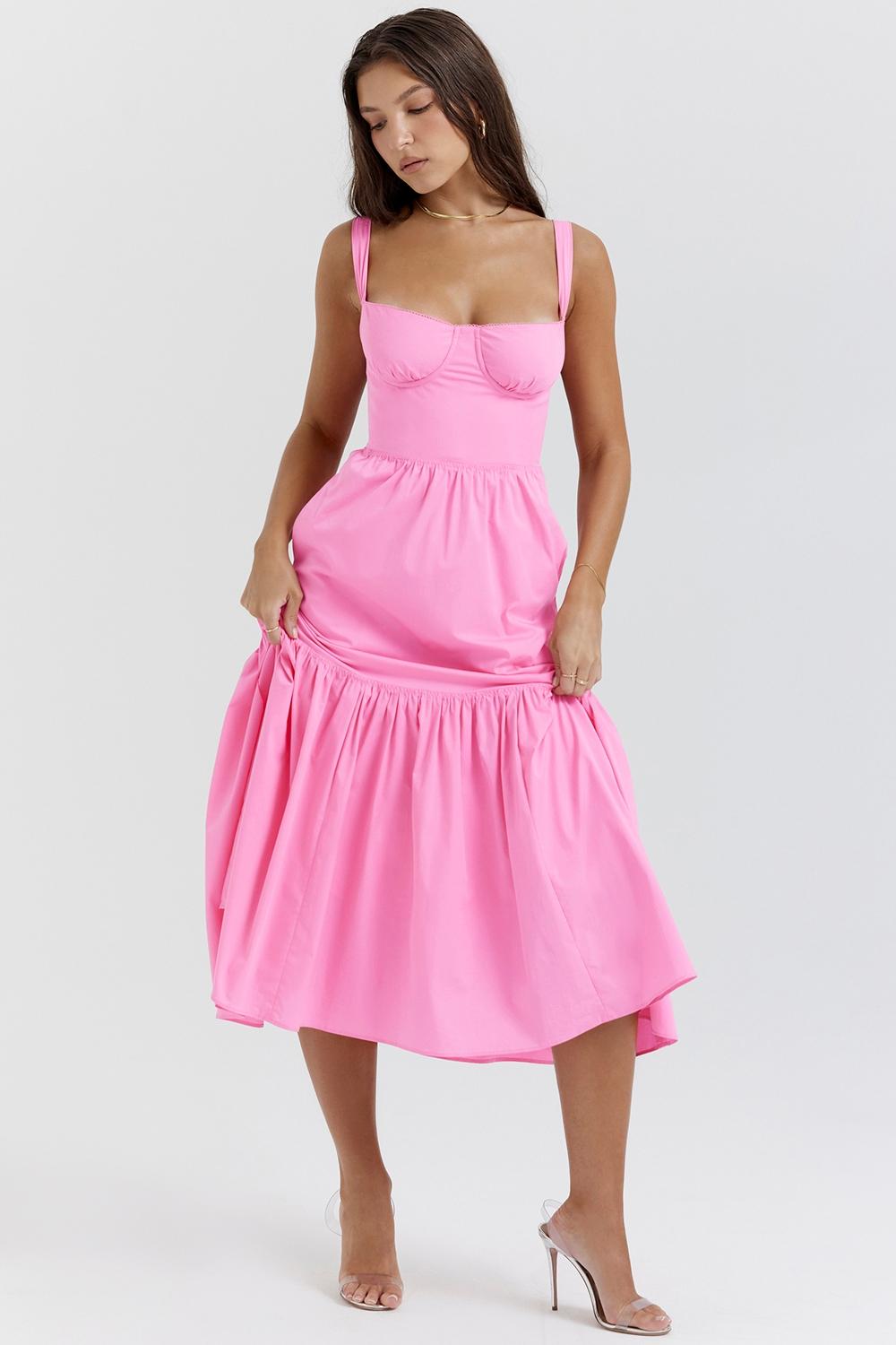 Elia  french pink midi sundress Product Image