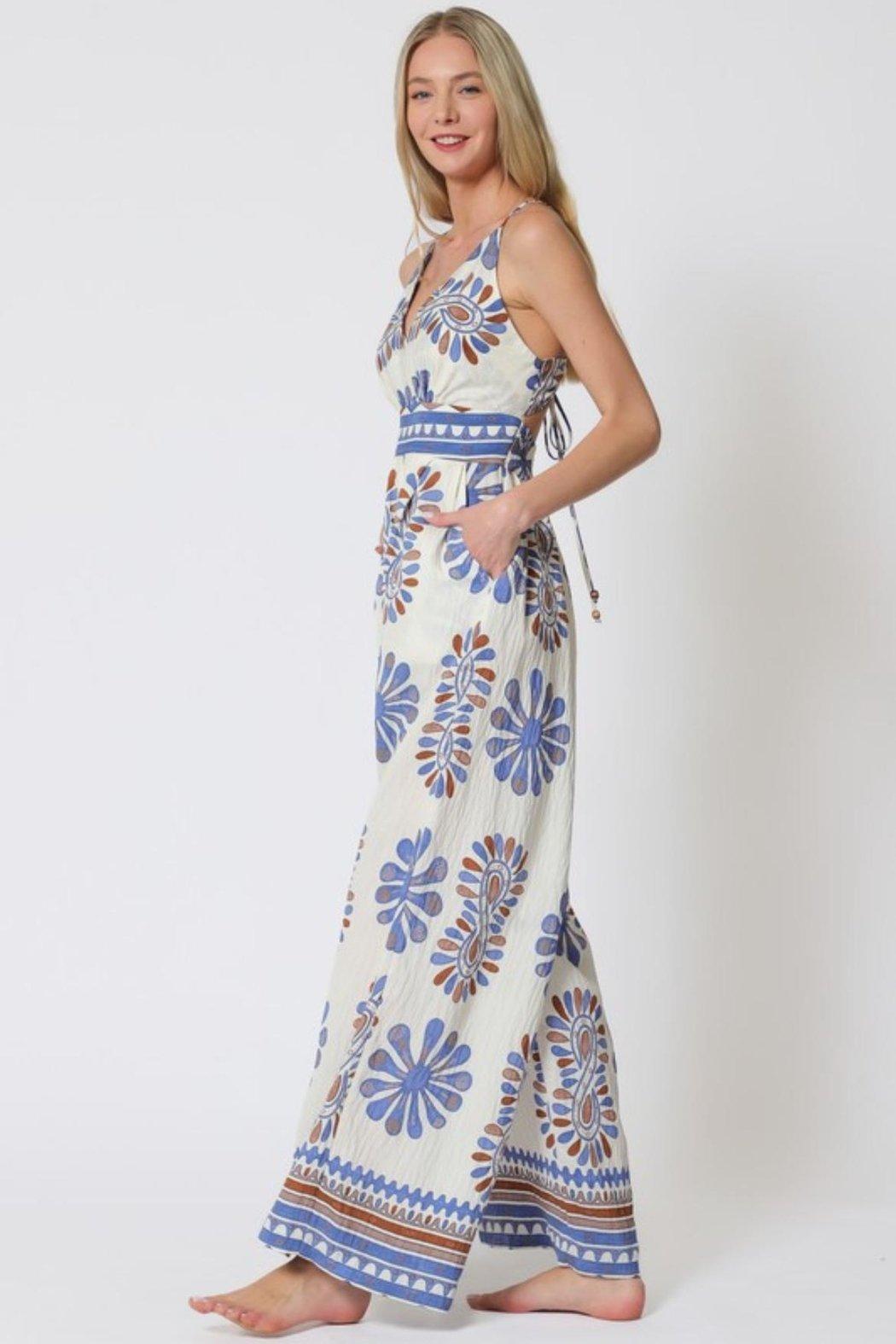 Tie Back Jumpsuit Product Image