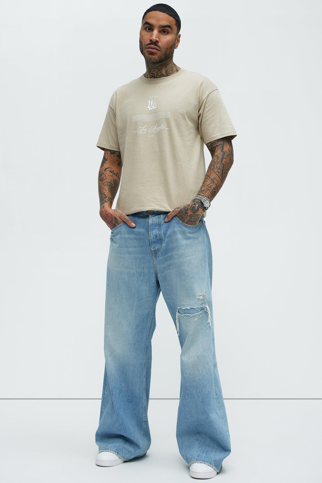 City Of Los Angeles Short Sleeve Tee - Taupe Product Image