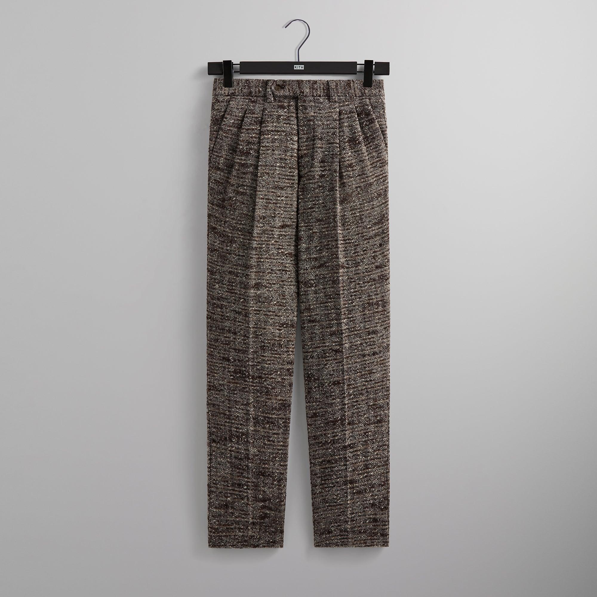 &Kin Tweed Kylan Pleated Trouser - Theory Male Product Image
