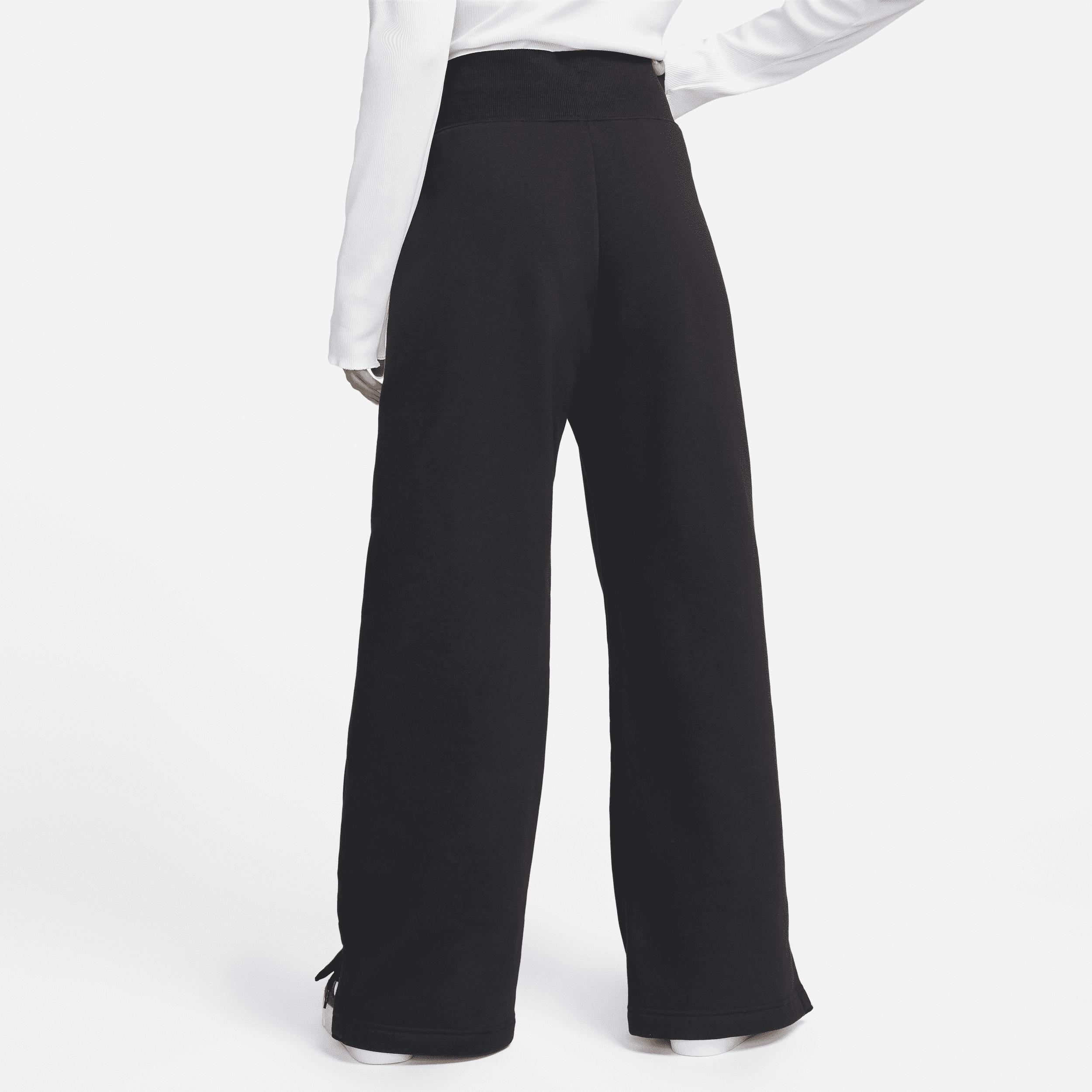 Womens Nike Sportswear Phoenix Fleece High-Waisted Wide-Leg Sweatpants | DQ5615-010 Product Image