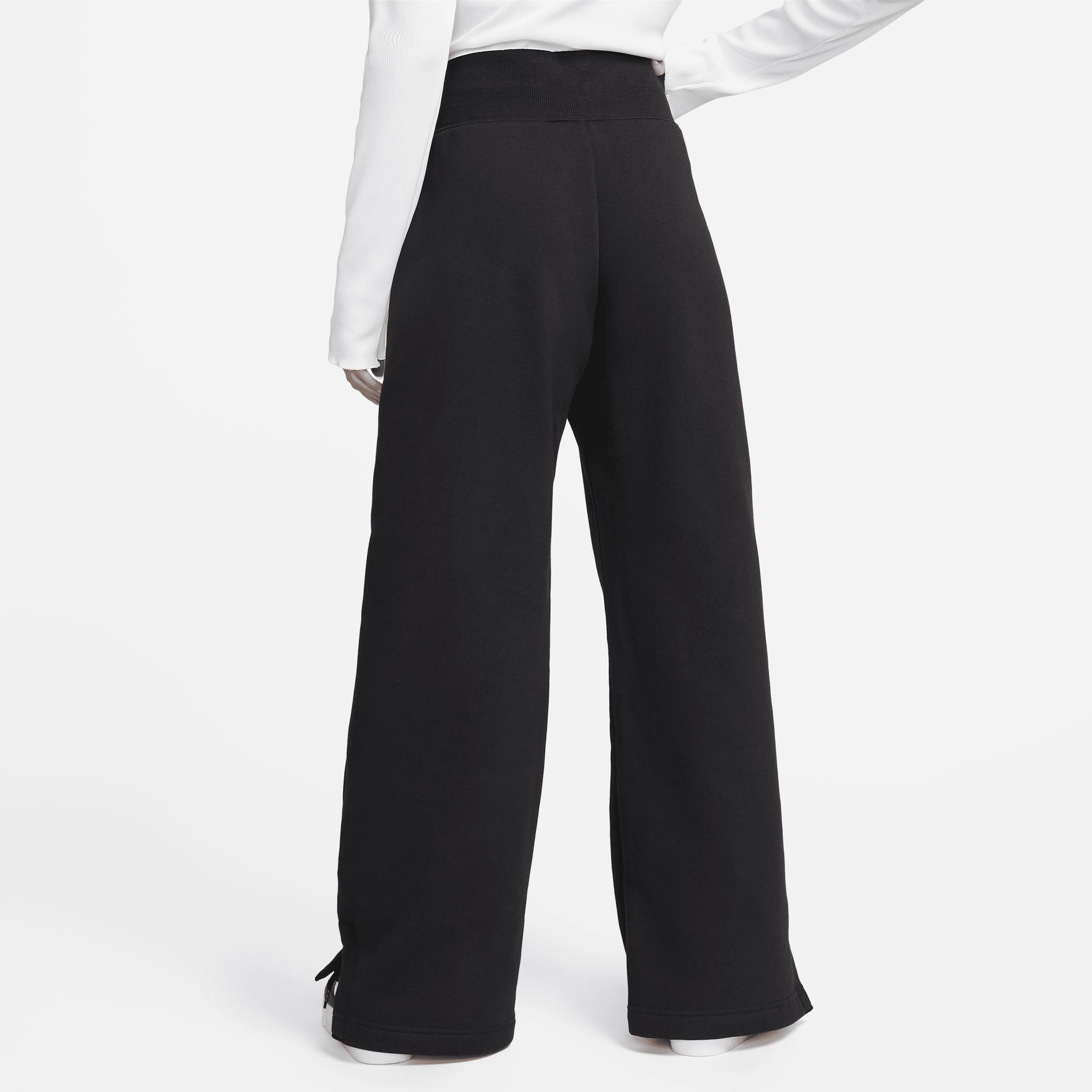 Womens Nike Sportswear Phoenix Fleece High-Waisted Wide-Leg Sweatpants | DQ5615-010 Product Image