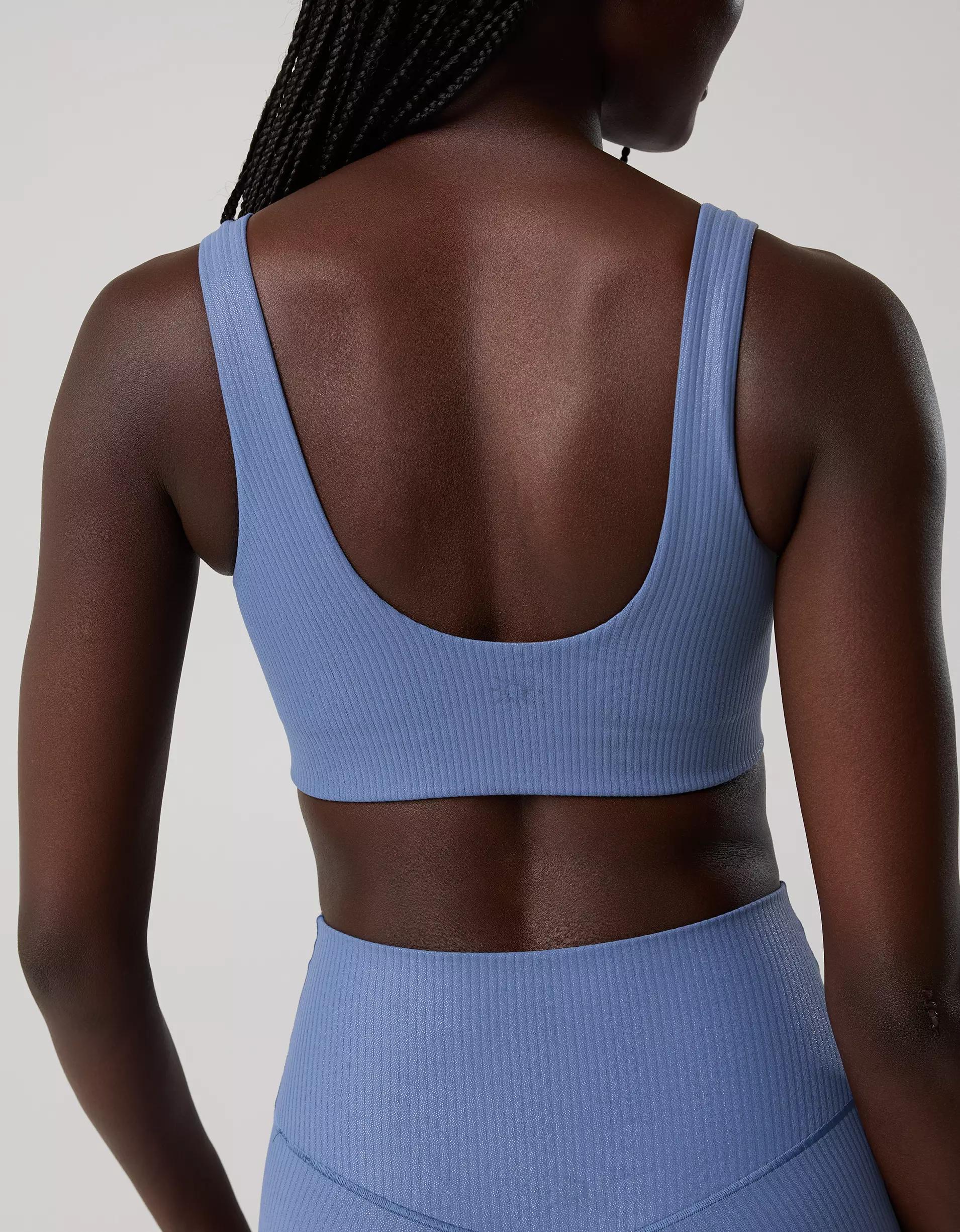 OFFLINE By Aerie Real Me XTRA Rib Foil Classic Sports Bra Women's Product Image