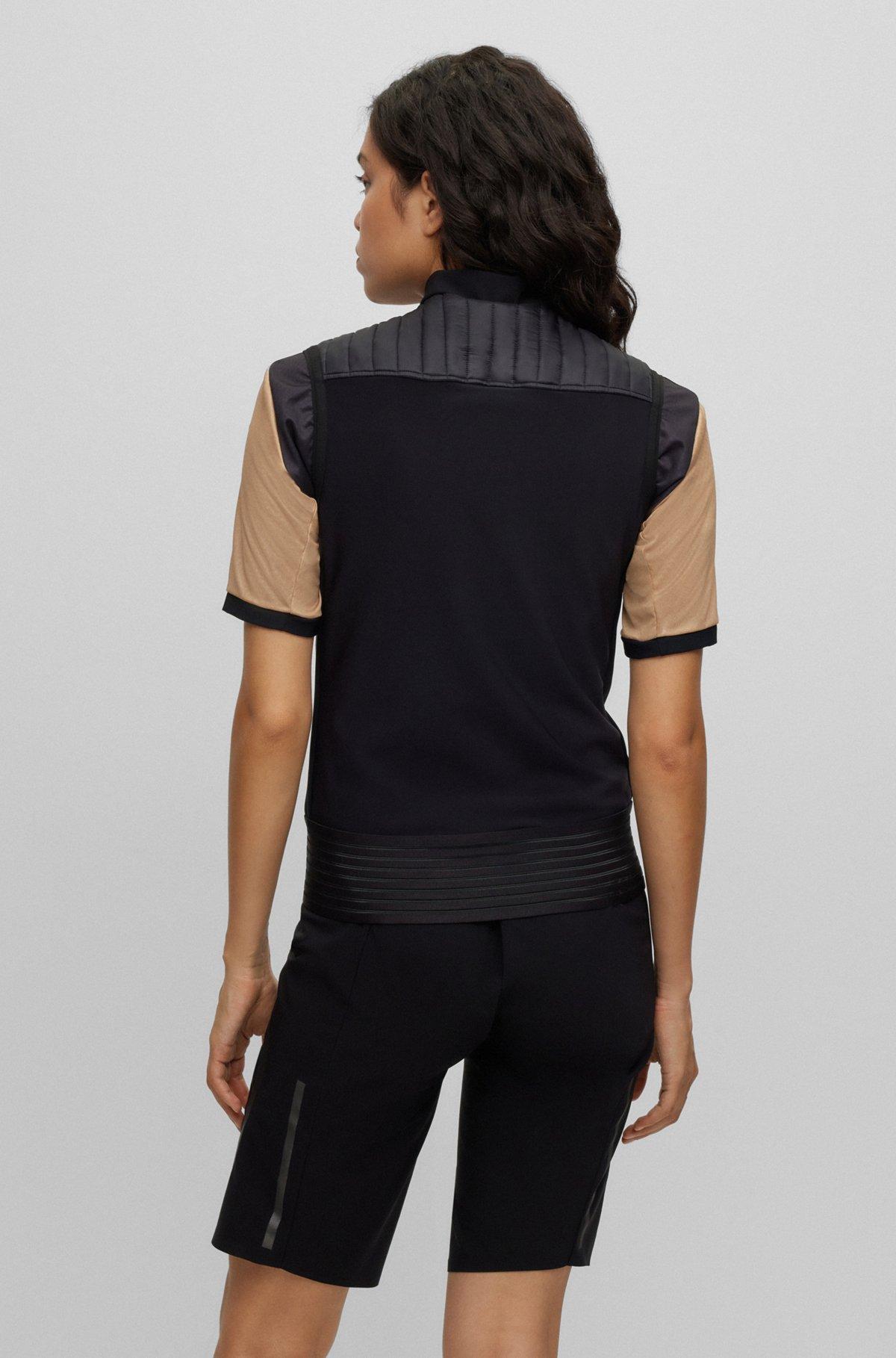 BOSS - BOSS x ASSOS insulated gilet in water-repellent material - Black Product Image