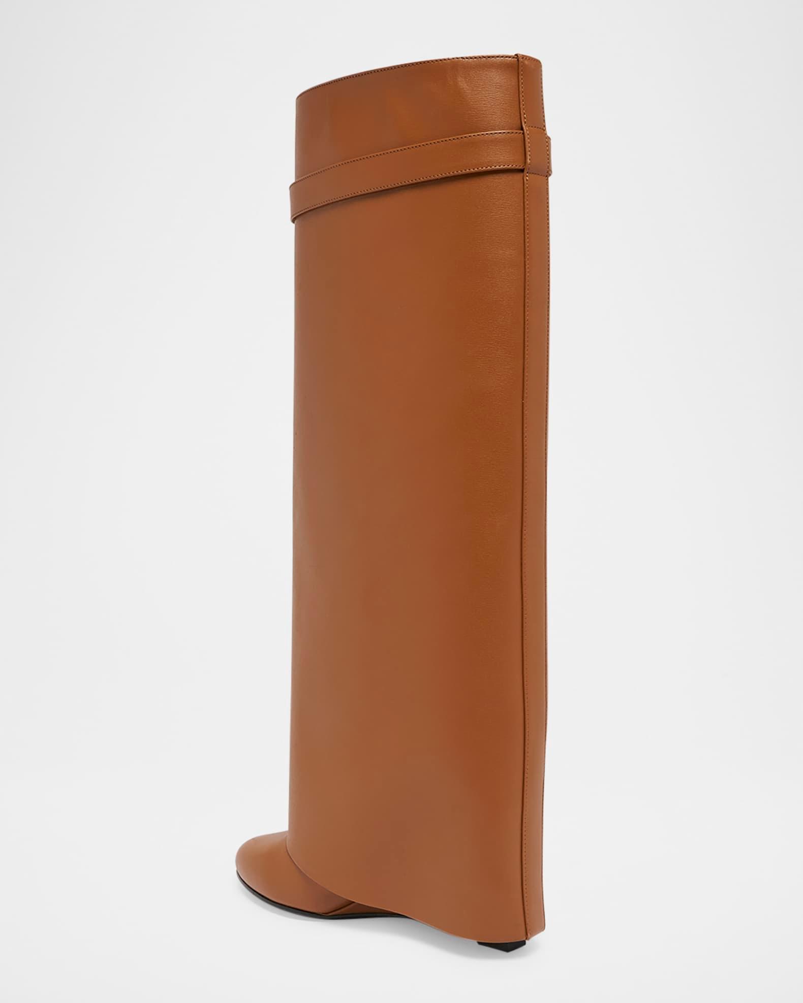 Shark Lock Leather Boots Product Image