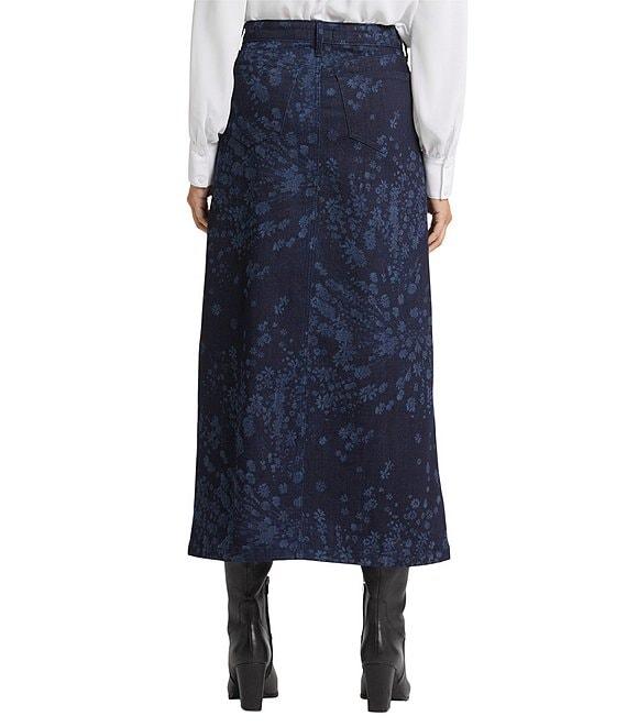 NYDJ High Rise A-Line Long Slit Skirt Product Image