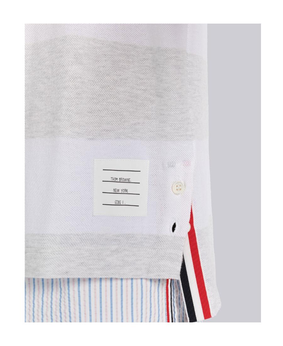THOM BROWNE Oversized Pocket T-shirt Clothing In White Product Image