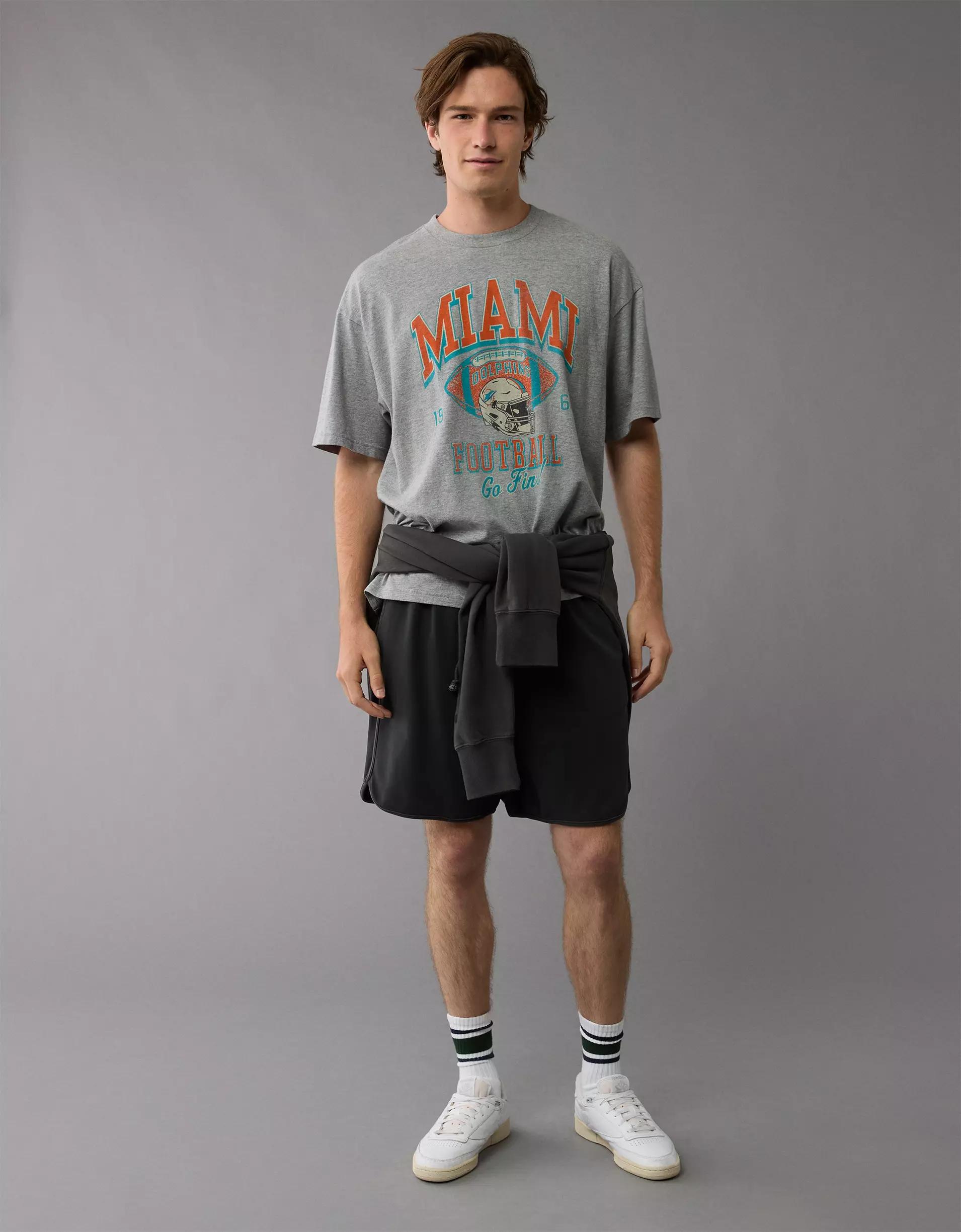 AE Boxy NFL Miami Dolphins Graphic T-Shirt Product Image