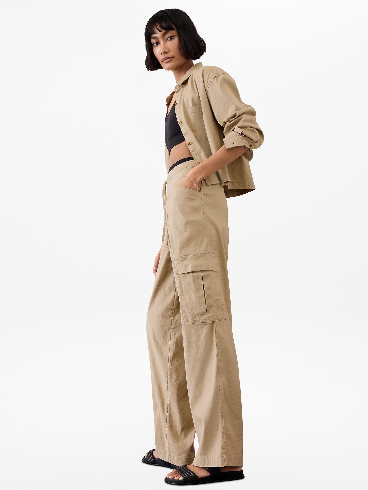 Paradise Mid Rise Straight Leg Cargo Pant Product Image