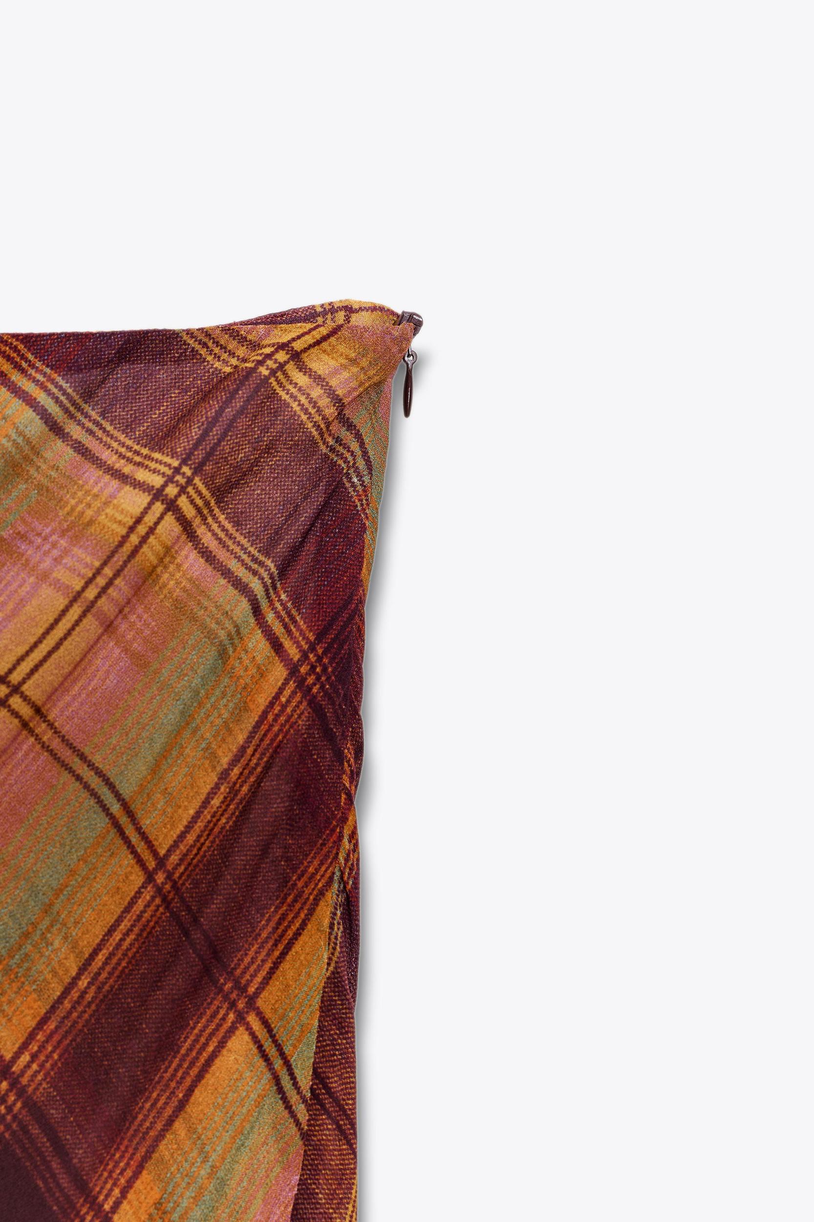 ZW COLLECTION PLAID MAXI SKIRT Product Image