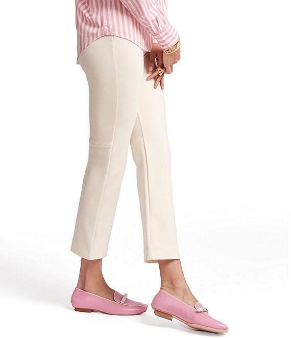 FRANCES VALENTINE Wonder Flat Front Cropped Pull-On Pants Product Image