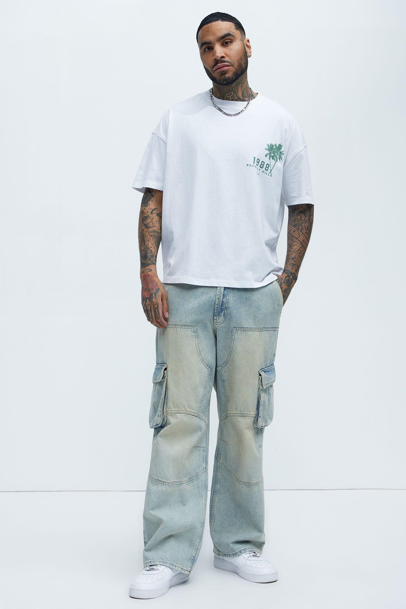 Rodeo Drive 1988 Oversized Short Sleeve Tee - White Product Image