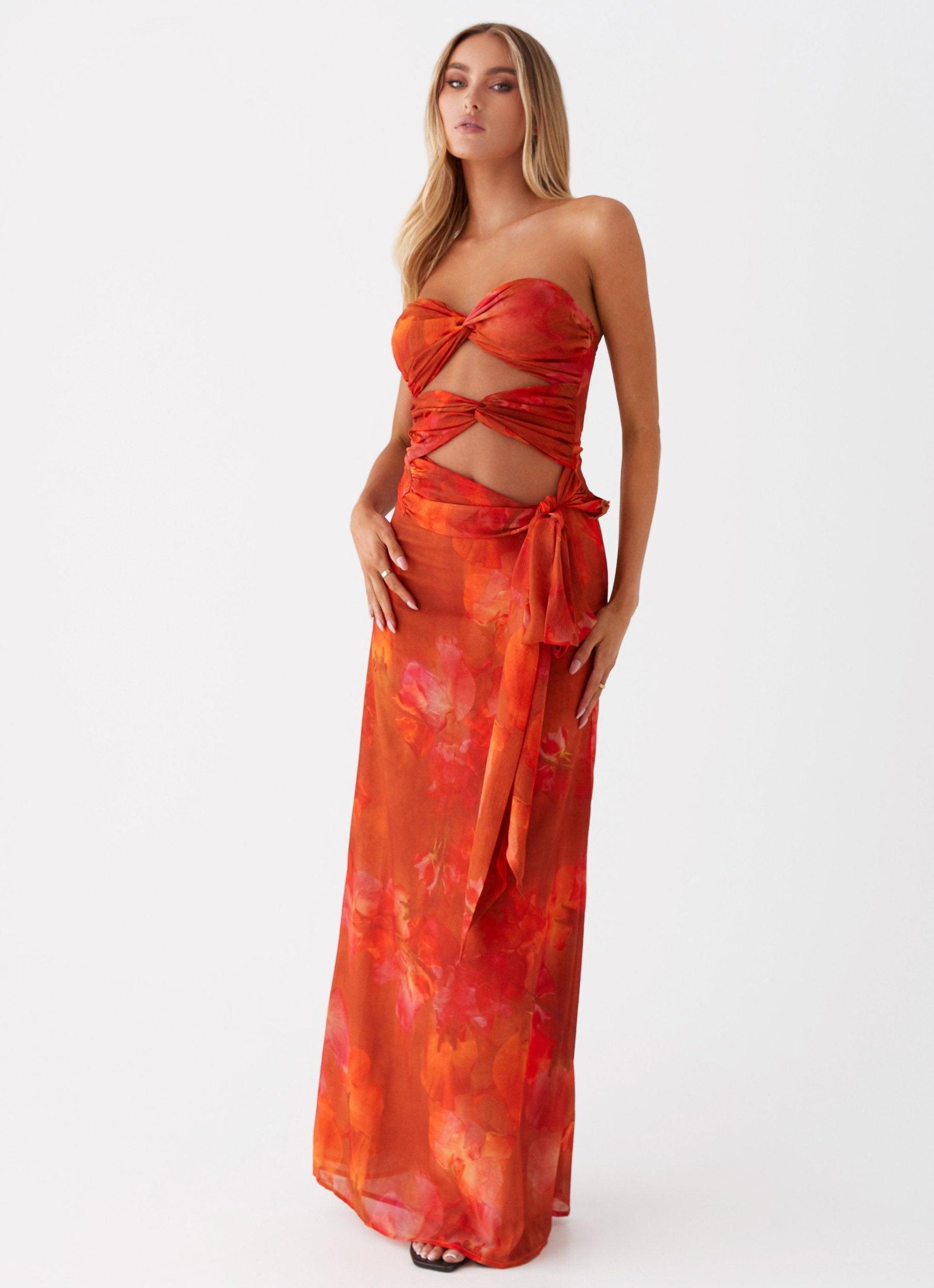 Sunlight Cascade Top - Amber Product Image