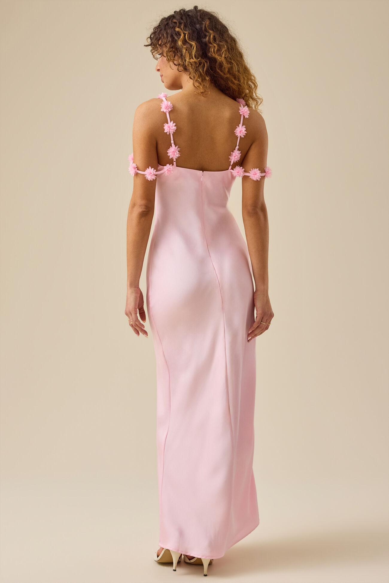Scarlett Satin Maxi Dress Product Image