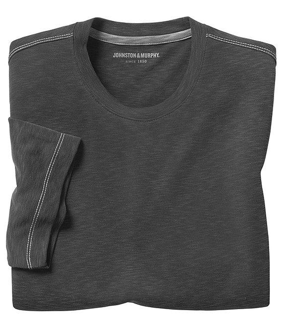 Johnston & Murphy Vintage Slub Short-Sleeve Crewneck T-Shirt Product Image