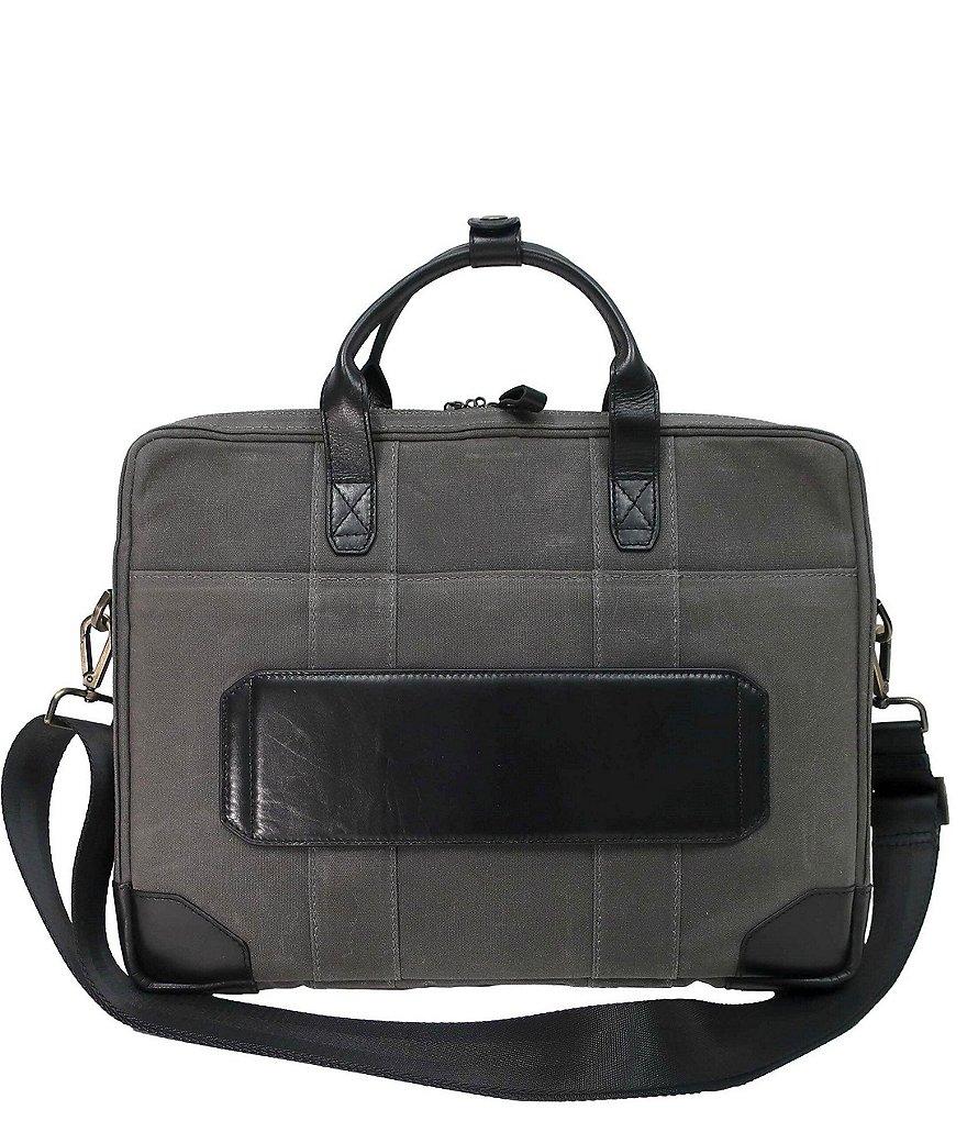 BOCONI Sloan Waxed Canvas Travel Laptop Briefcase Product Image