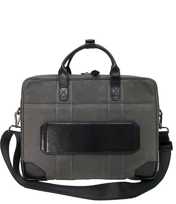 BOCONI Sloan Waxed Canvas Travel Laptop Briefcase Product Image