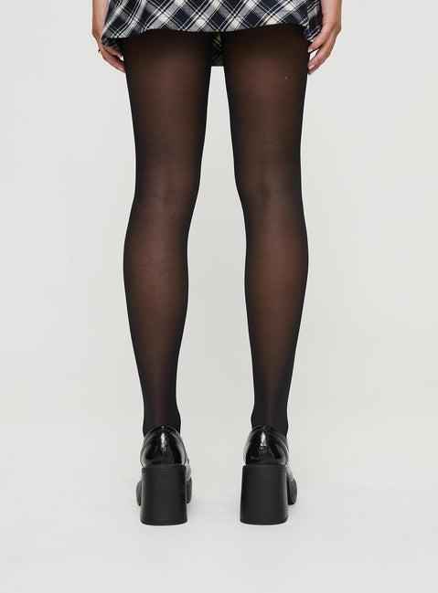 Gravin Sheer Stockings Black Product Image