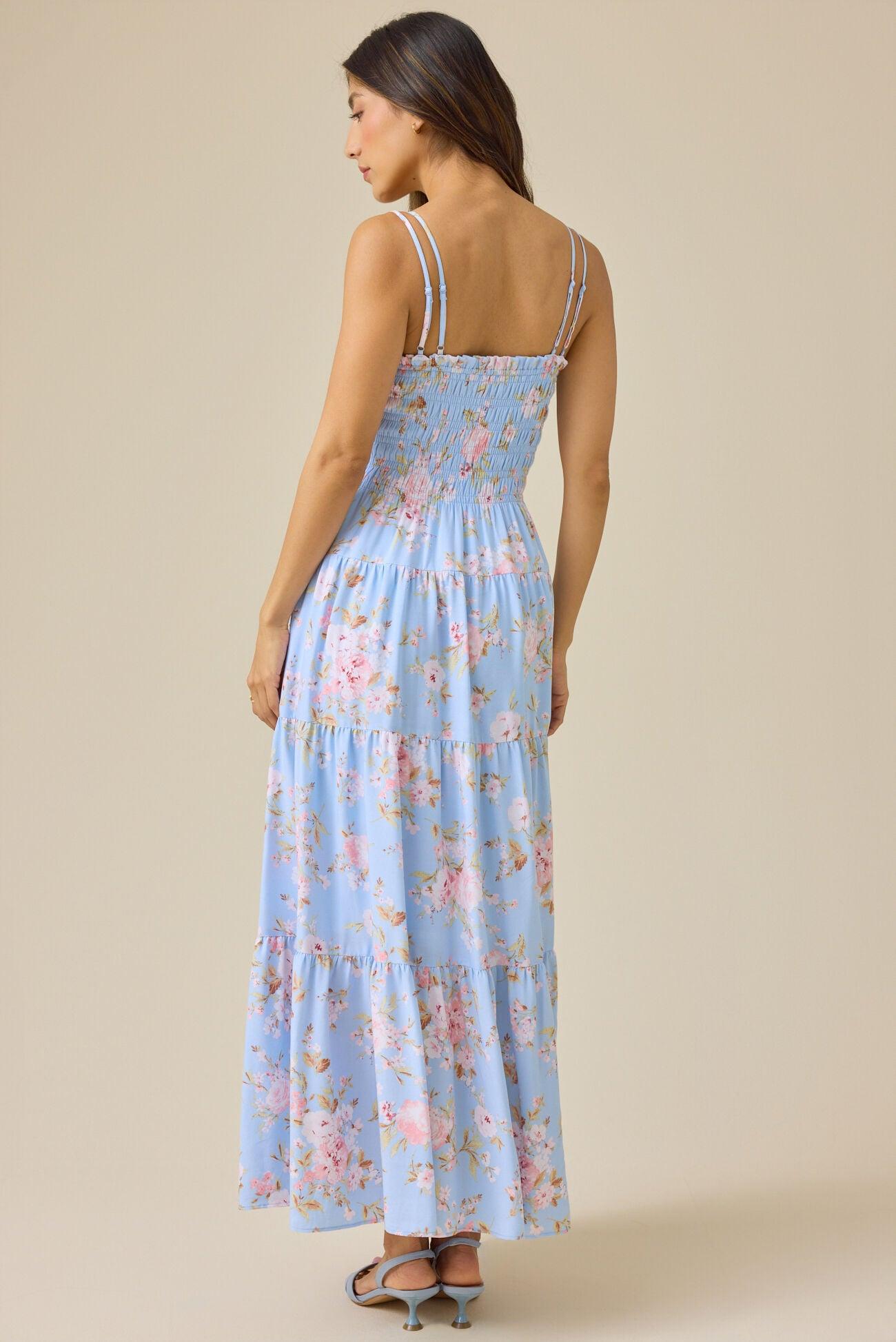 Theora Floral Maxi Dress Product Image