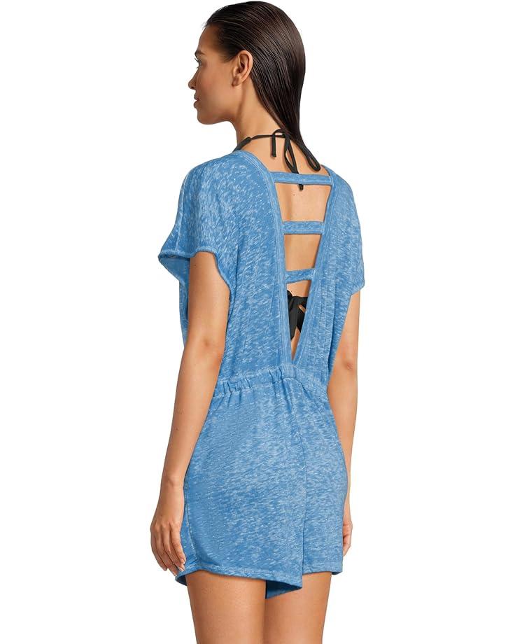 Women's BECCA Beach Date V Neck Romper Cover-Up Product Image