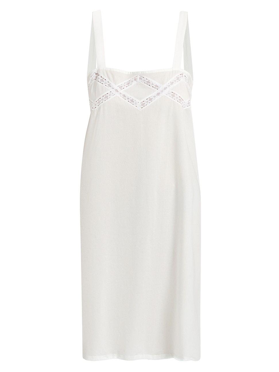 Womens Sun Ruffle Cotton Nightie Product Image