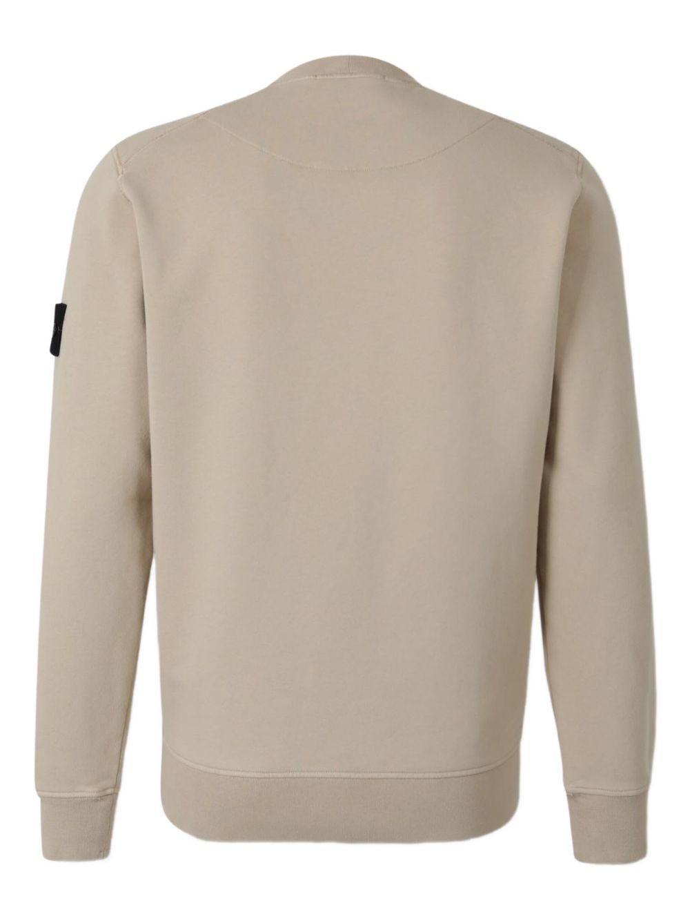 Compass-badge crew-neck sweatshirt Product Image