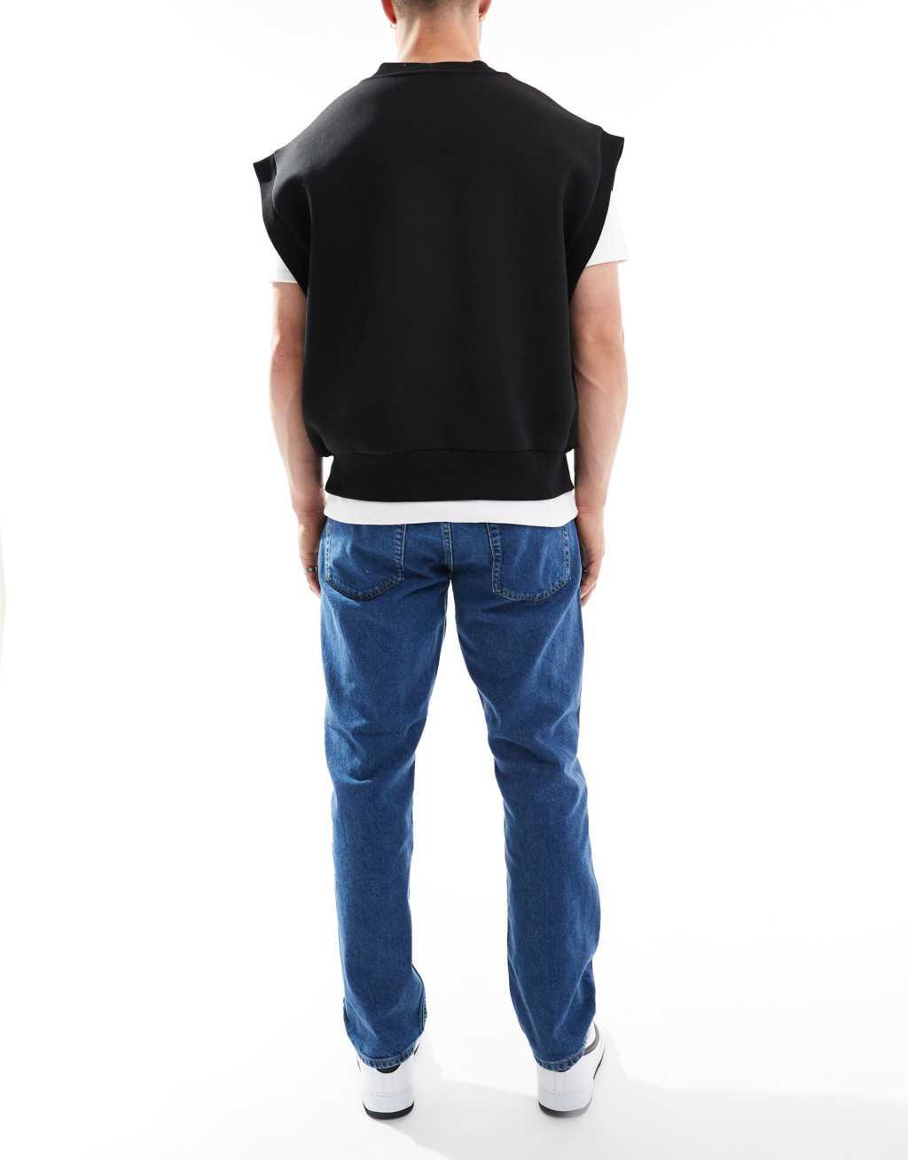 JJ Rebel ryan straight leg jeans in light blue wash  Product Image