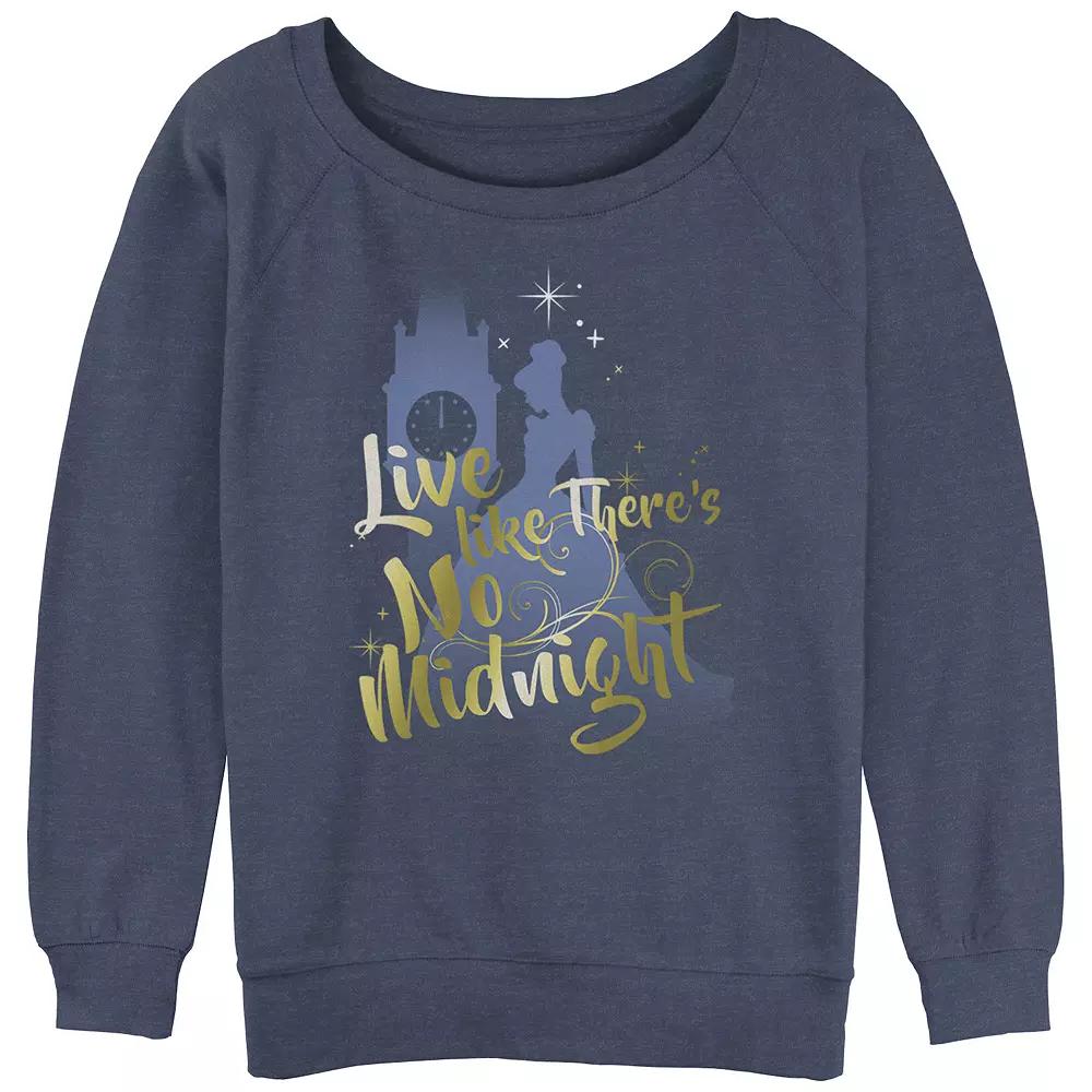 Disney's Lilo & Stitch Juniors' Rocker Stitch Slouchy Terry Graphic Pullover, Girl's, Size: Small, Black Product Image