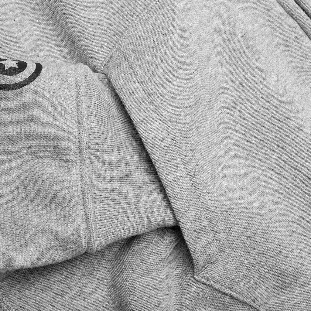 2nd Shark Full Zip Hoodie - Gray Male Product Image