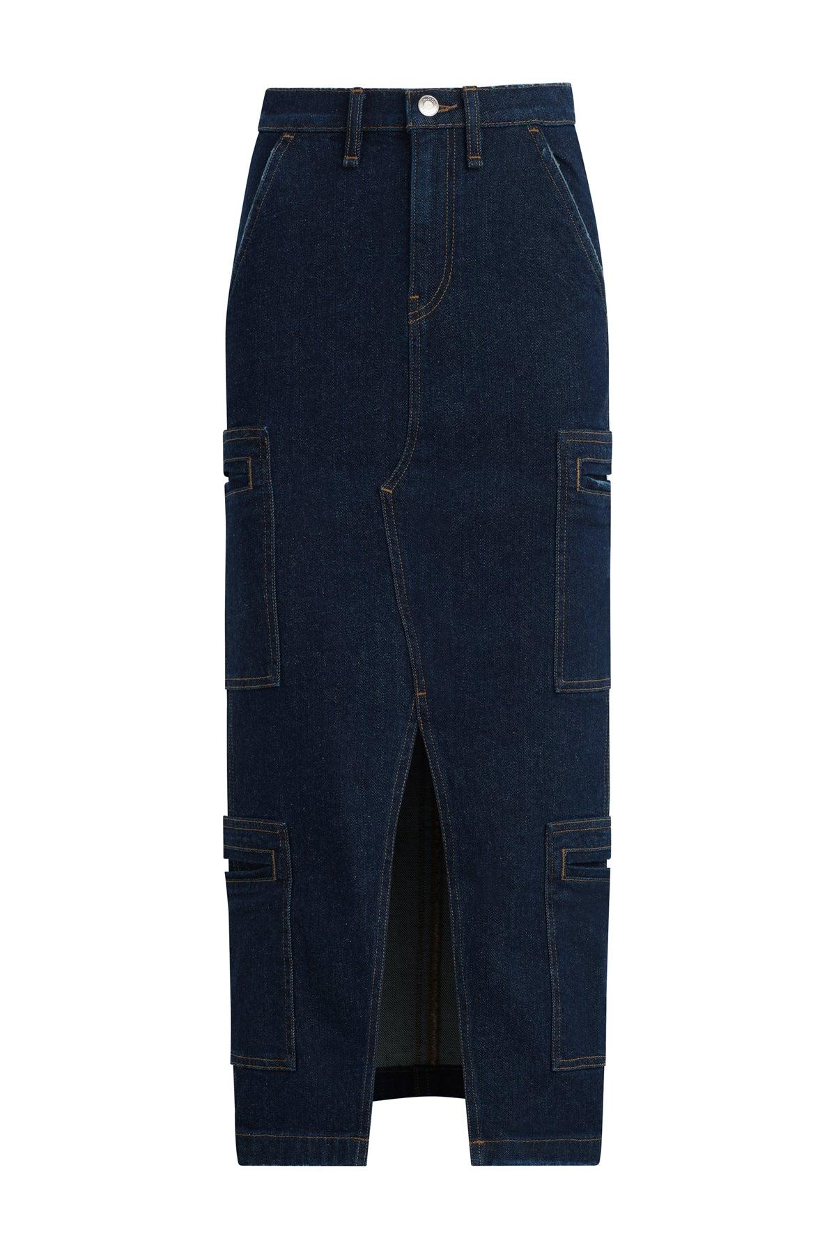 Plus Size Solid Button Up Gathered Wide Leg Pants Women Indigo Elegant Wide Leg Mid Rise Everyday Pants BloomChic 18-20/2X Product Image