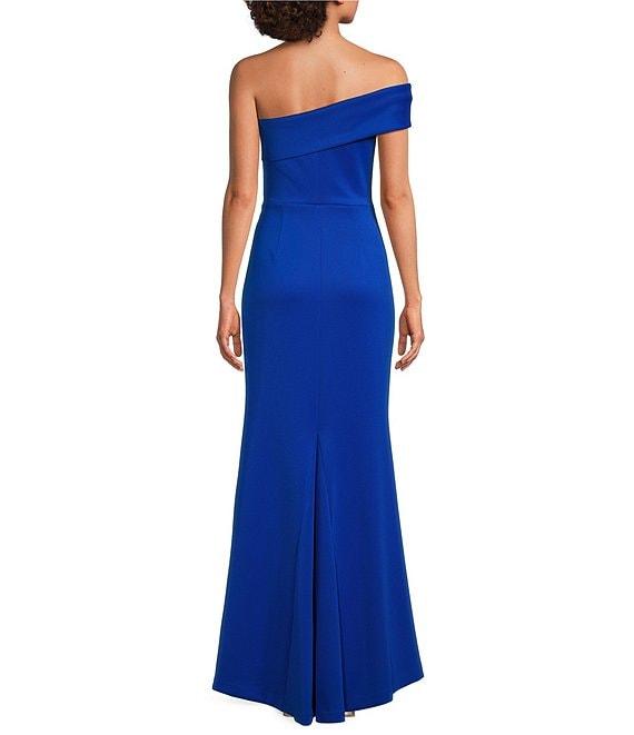 Eliza J Stretch Off-the-Shoulder Sleeveless Gown Product Image