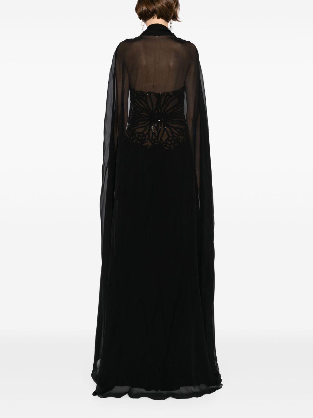 embroidered-sequin dress Product Image